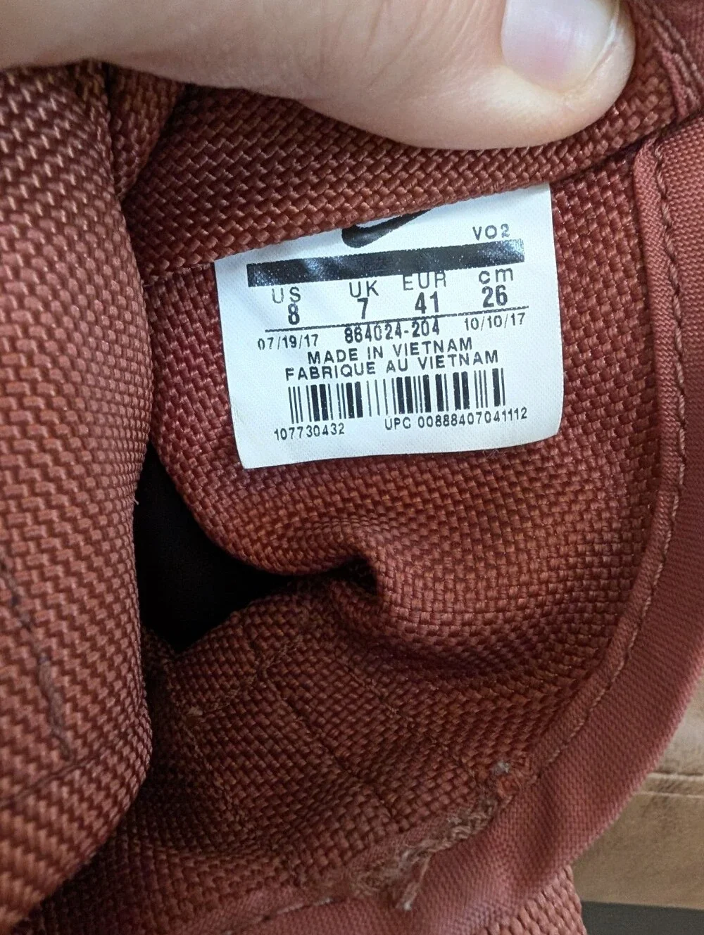 NIKE AIR FORCE 1 SF Women Size 8 - DUSTY PEACH 857872-202